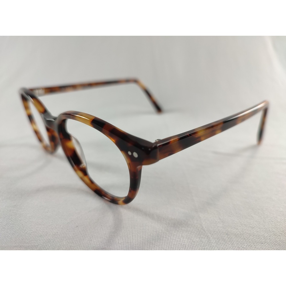 Warby Parker Anselm Eyeglass Frames Oak Barrel Tortoise 46-19-140 Mint